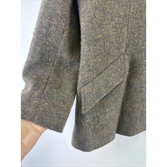 Ramsay of Dublin Wool Blazer Jacket Brown Button Collar Pocket Ireland Women 14 - Picture 2 of 16